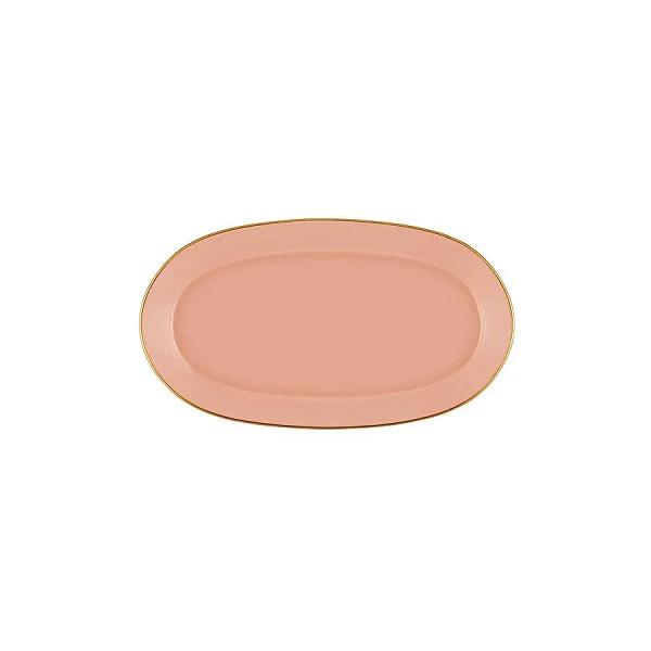 The Mia Basic Oval Servis Somon Pembe 2li Set 29cm