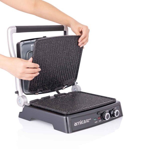 Arnica Diamond Pro Tost Makinesi Siyah