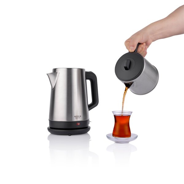 Arnica Demli Duo Çay Makinesi Inox
