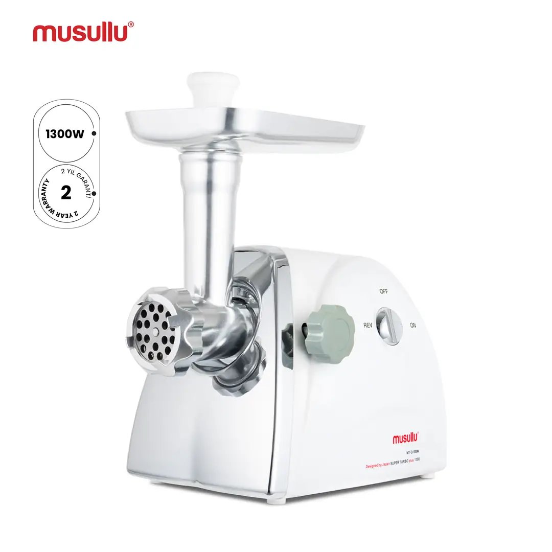 Musullu 1300W Et Kiyma, Icli Kofte, Salca, Sosis, Sucuk Makinesi, rende