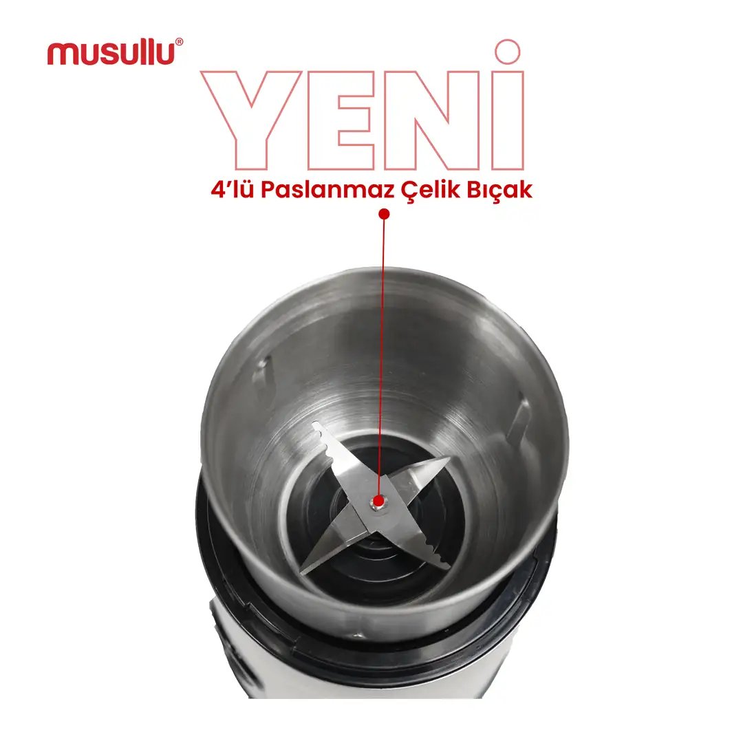 Musullu MSL-1003 Kahve Ve Baharat Ogutucu 200W