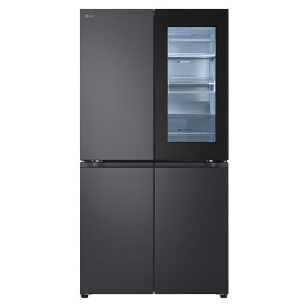 LG 877 Litre InstaView Gardırop Tipi Buzdolabı Metalik Siyah