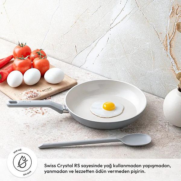 Emsan Swiss Cyrstal RS Tava Gri 24 cm