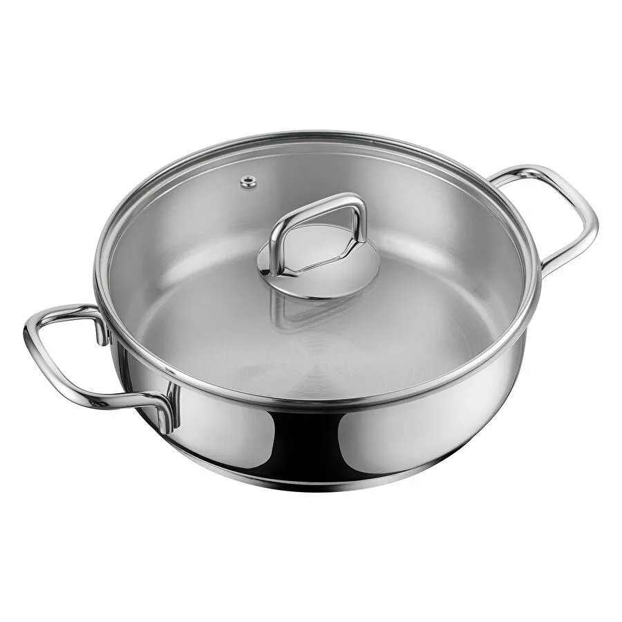 Emsan Gourmet Çelik Pilav/Karnıyarık Tenceresi 24 cm