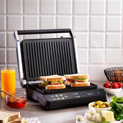 Schafer DigiChef Tost ve Izgara Makinesi-Inox