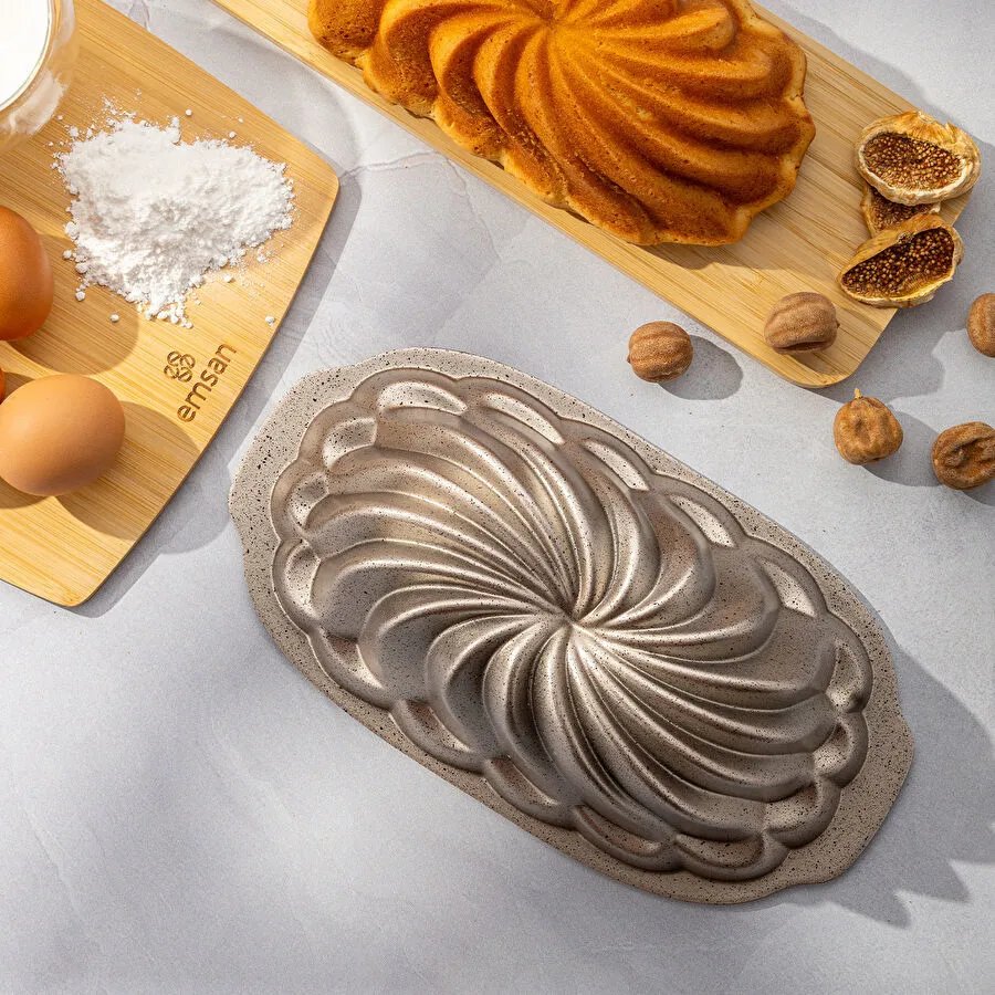 Emsan Golden Flora Baton Döküm Kek Kalıbı