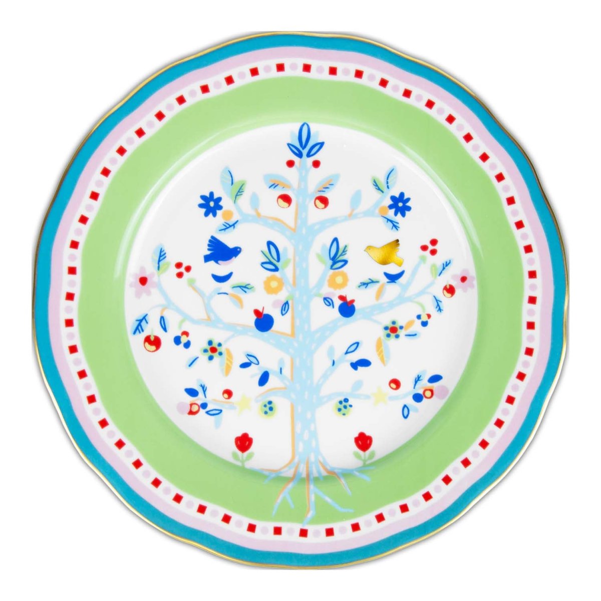 Baci Milano Mamma Mia Ağaç Desenli Yemek Tabağı 28 cm