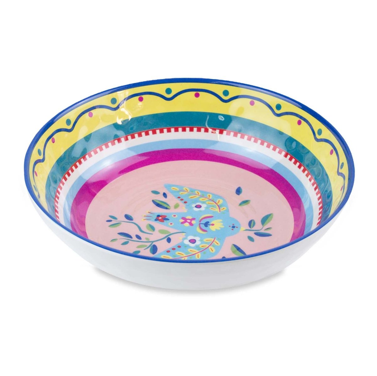 Baci Milano Mamma Mia 6'lı Kuş Desenli Kase Seti 23 cm