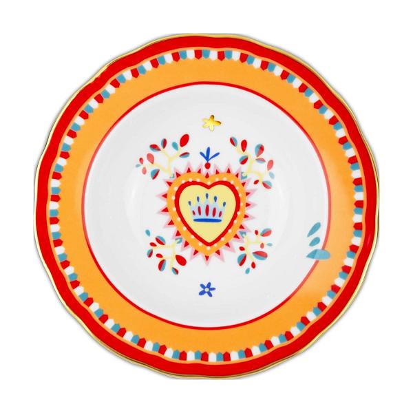 Baci Milano Mamma Mia Kalp Desenli Tabak 22 cm