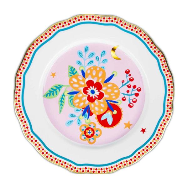 Baci Milano Mamma Mia Çiçek Desenli Yemek Tabağı 28 cm