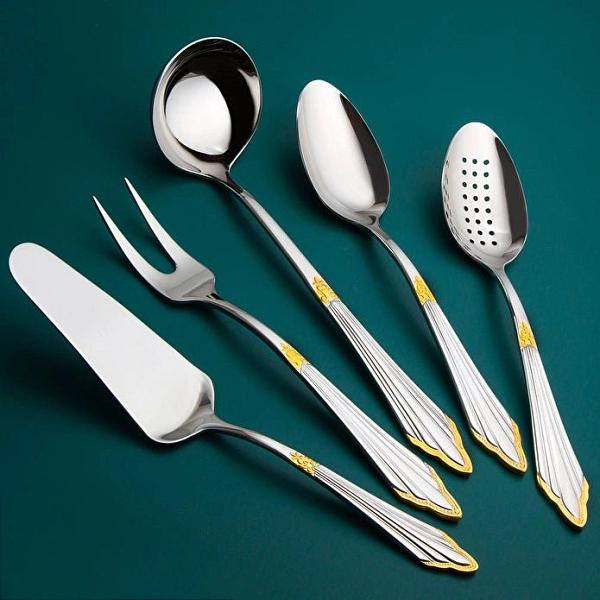 Jumbo New 1003 Altın 5 Parça Servis Seti