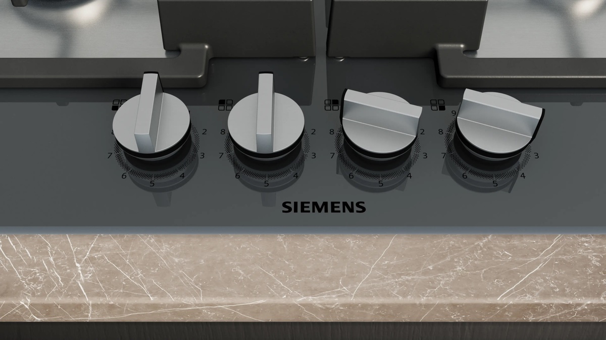 Siemens iQ500 Gazlı Ocak 60 cm Sert cam