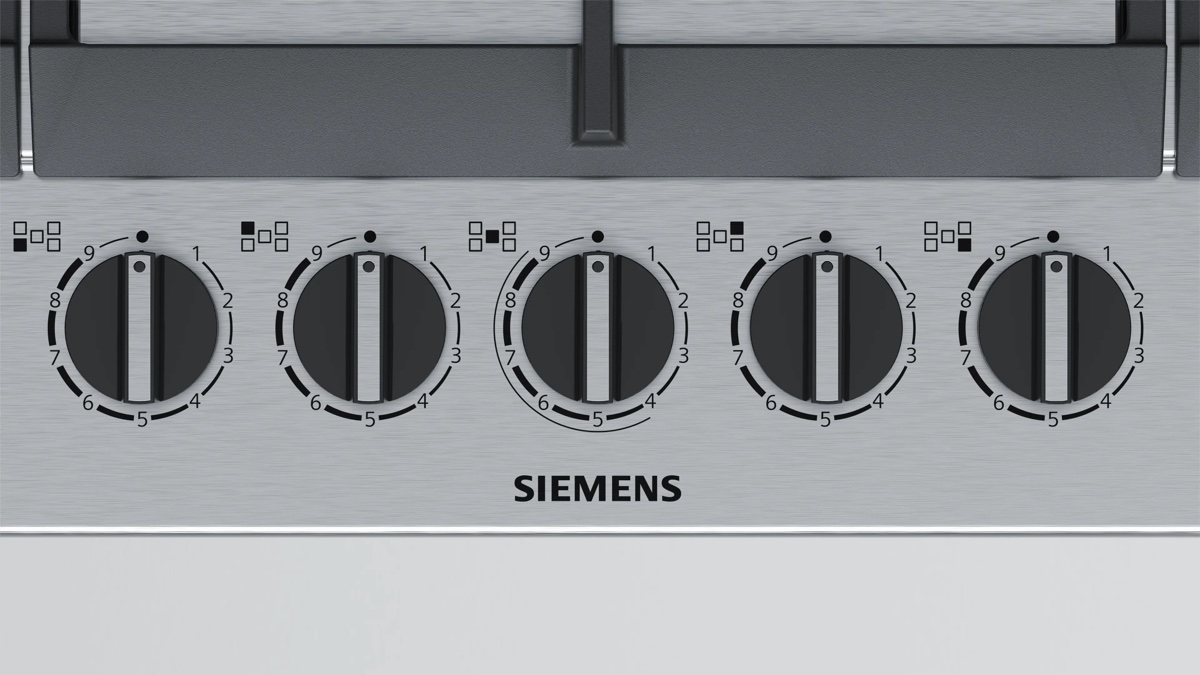 Siemens EC9A5RB90 iQ500 Gazlı Ocak 90 cm Paslanmaz çelik