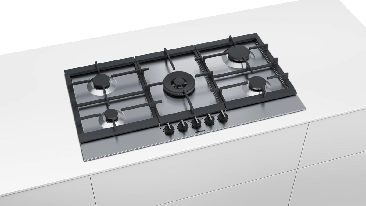 Siemens EC9A5RB90 iQ500 Gazlı Ocak 90 cm Paslanmaz çelik