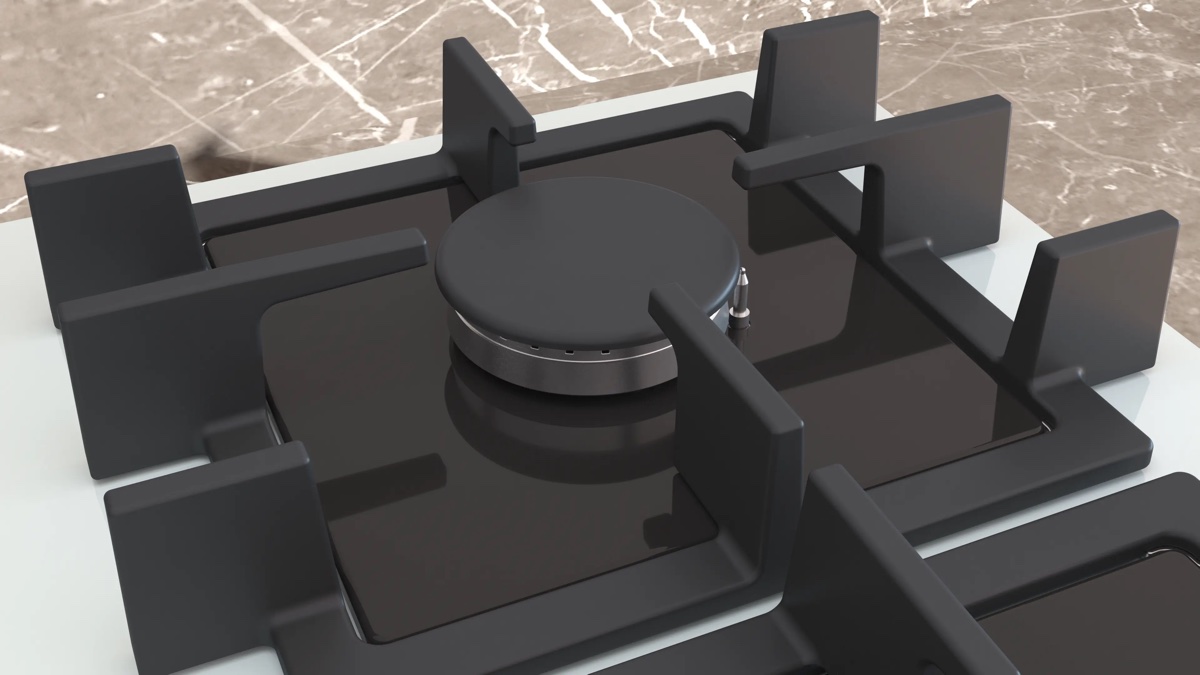 Siemens EN6B2NP40O iQ300 Gazlı Ocak 60 cm Sert cam, Beyaz