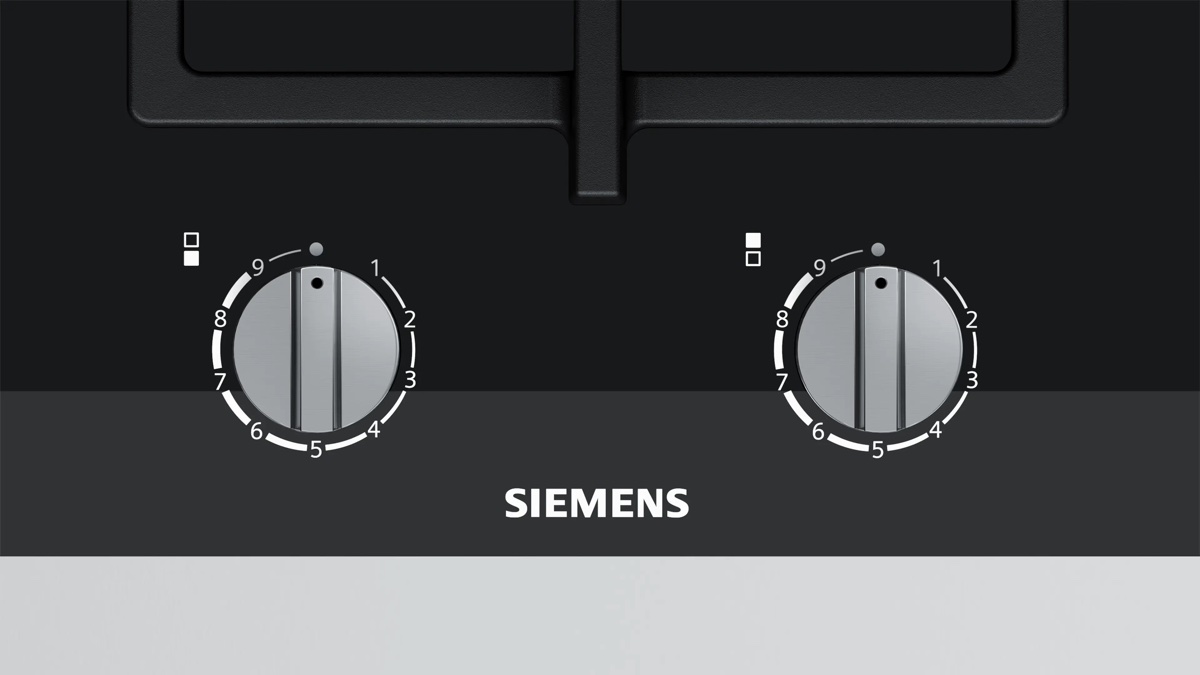 Siemens iQ700 Gazlı Domino Ocak 30 cm Seramik, Siyah