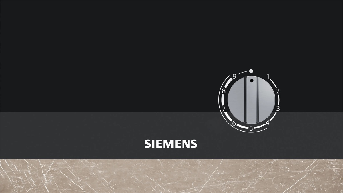 Siemens iQ700 Gazlı Domino Ocak 30 cm Seramik, Siyah