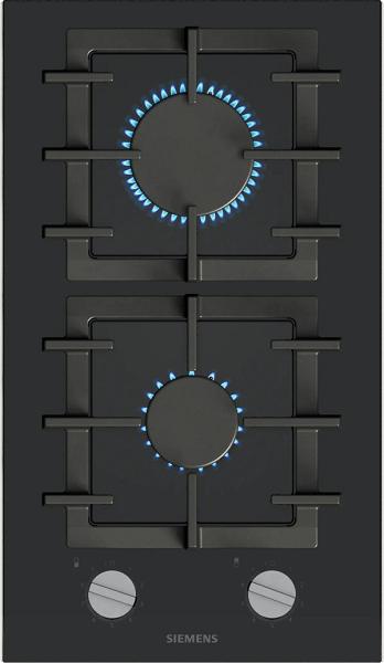 Siemens iQ700 Gazlı Domino Ocak 30 cm Seramik, Siyah