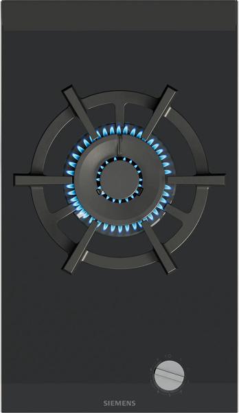 Siemens iQ700 Gazlı Domino Ocak 30 cm Seramik, Siyah