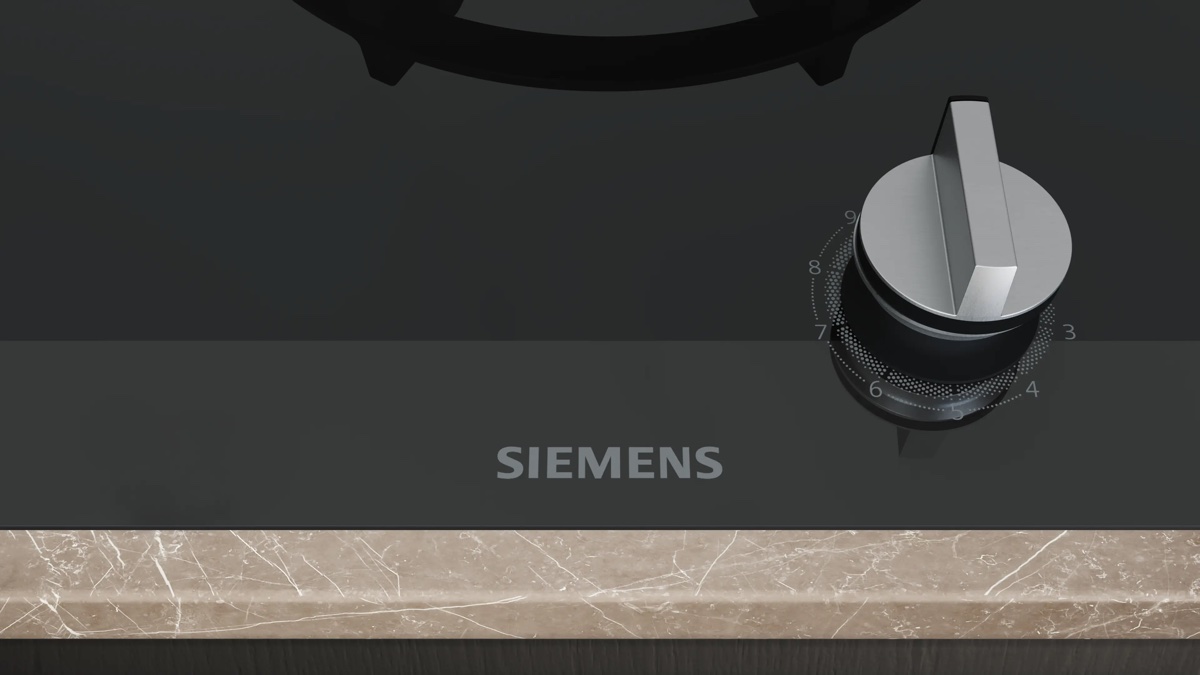 Siemens iQ700 Gazlı Domino Ocak 30 cm Seramik, Siyah