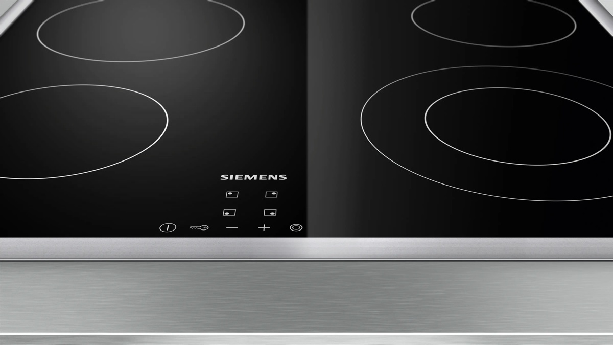 Siemens iQ300 Seramik Ocak 60 cm Çerçeveli Montaj