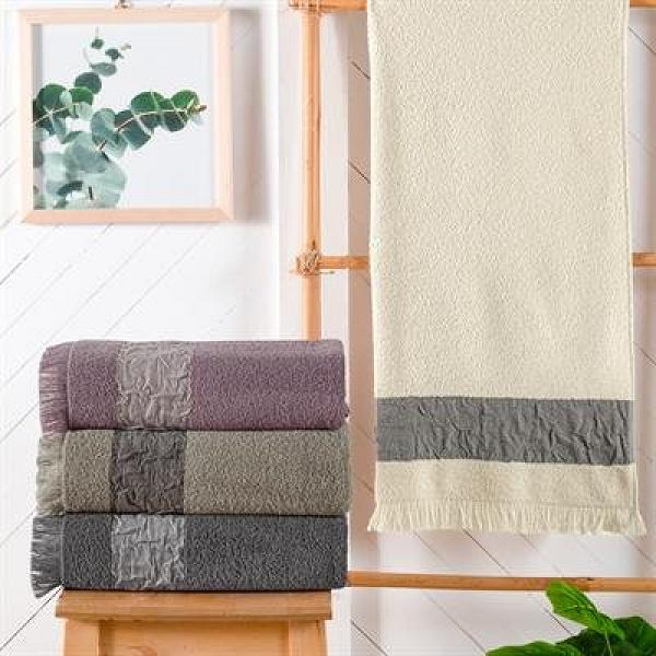 Schafer Home Crepe Armürlü Havlu 50x90 Cm-Krem