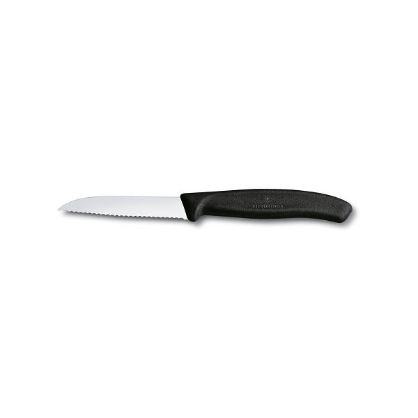 Victorinox Soyma Bıçağı  8 cm Siyah 6.7433