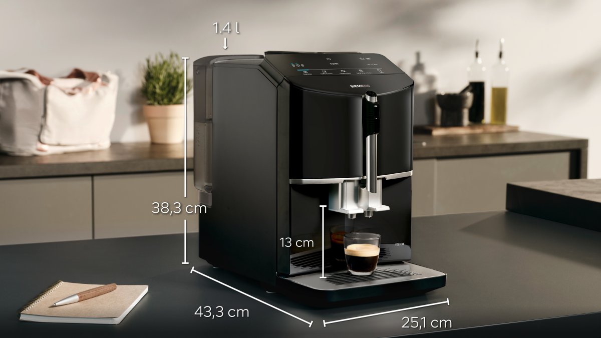 Siemens EQ300 TF301E19 Tam Otomatik Kahve Makinesi