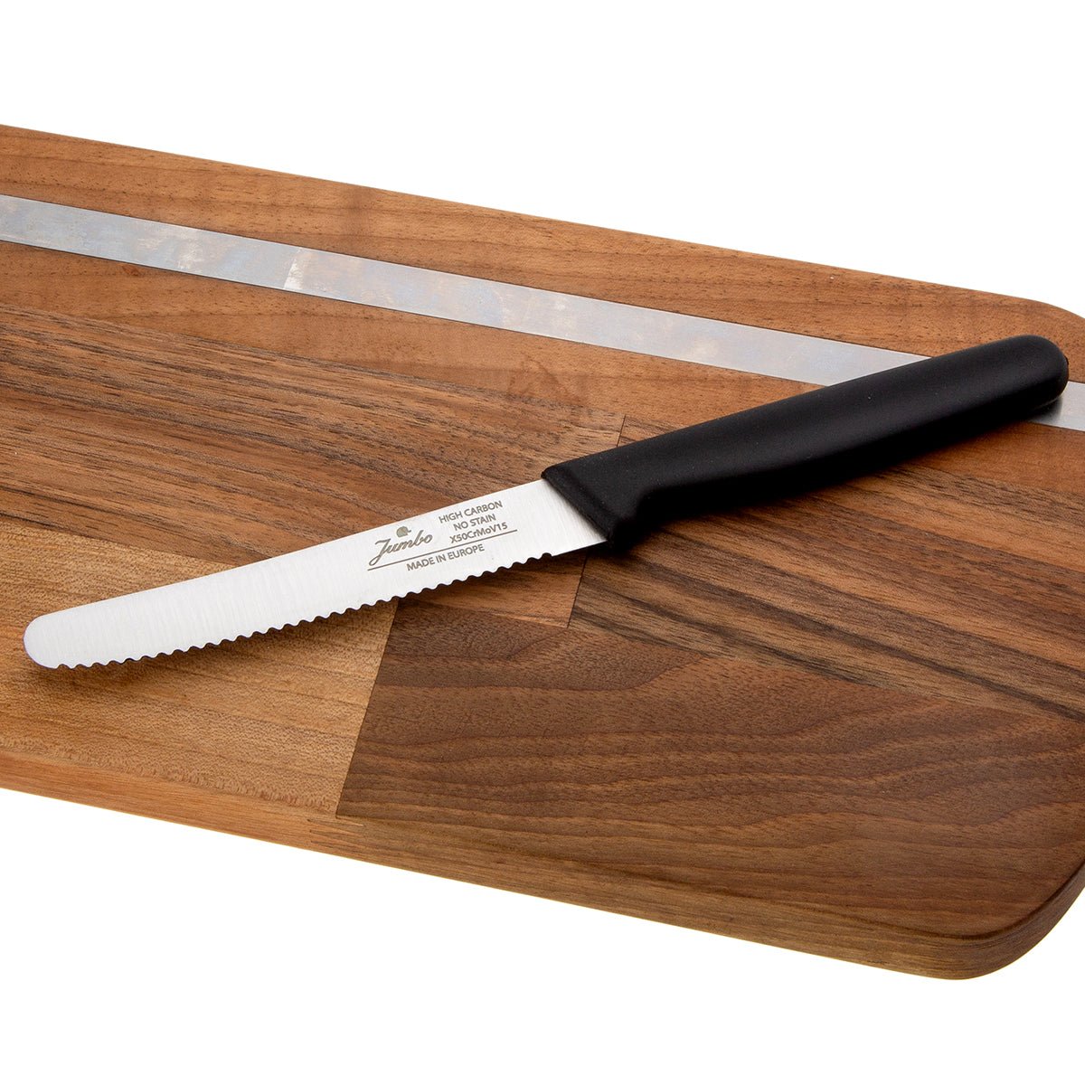 Jumbo Practico Alman Çeliği Black Dilimleme Bıçağı - 11 cm