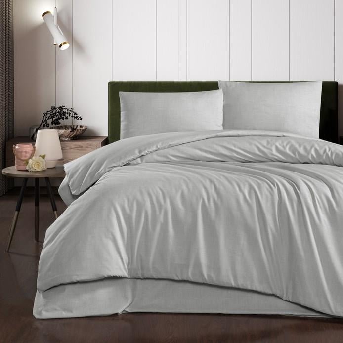 Schafer Home Perry Çift Kişilik Nevresim Takımı 4 Parça-Gri