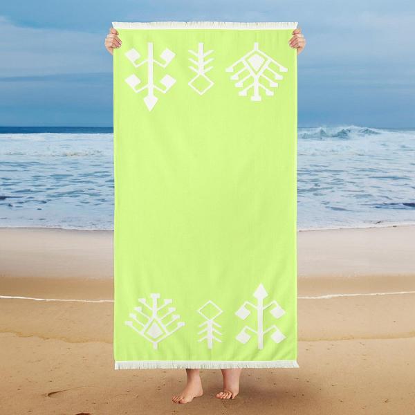 Schafer Home Ethnic Plaj Havlusu-75x150-Sarı