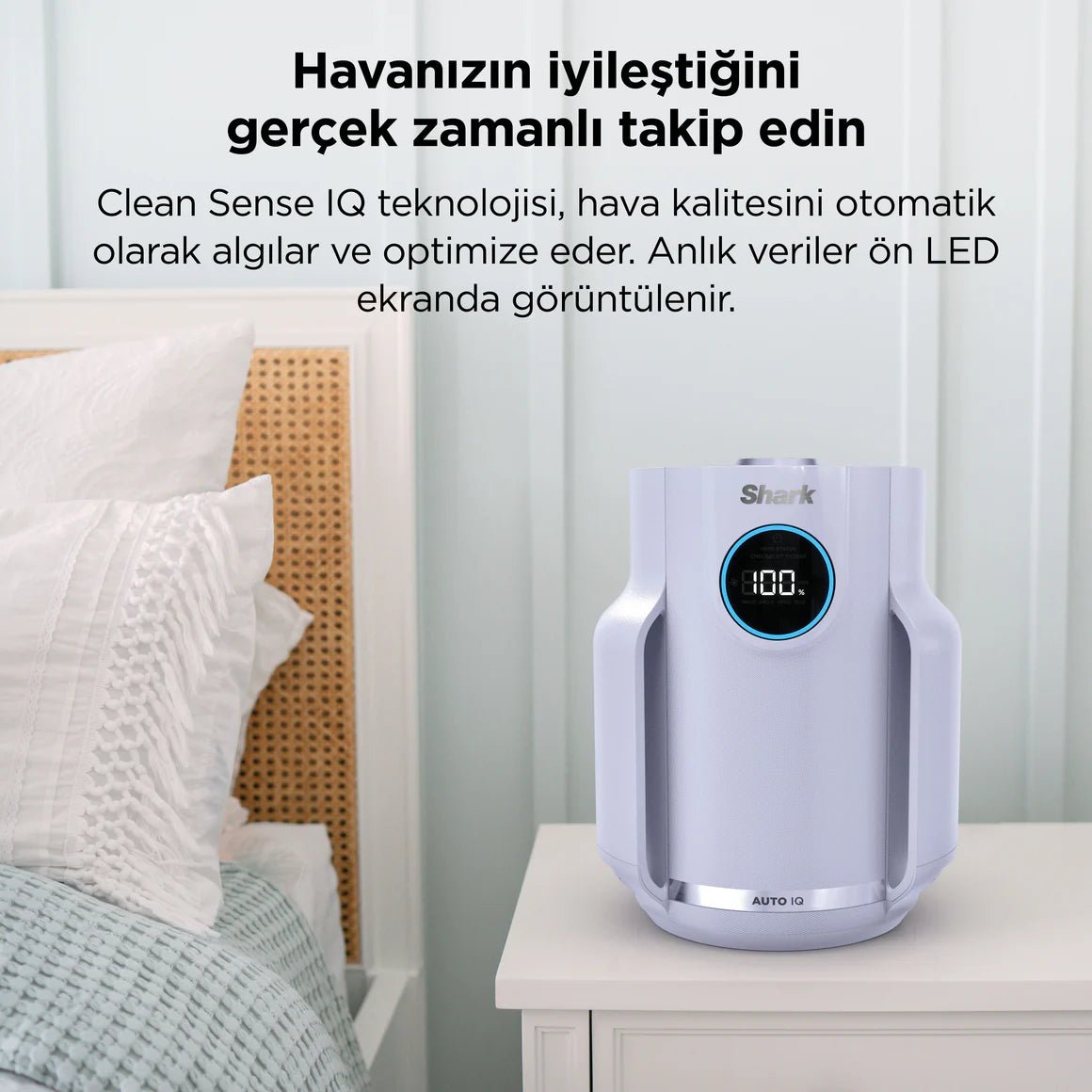 Shark NeverChange5 Compact Pro Hava Temizleyici  Lavanta -HP072EUPL