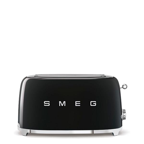 Smeg 2X4 Ekmek Kızartma Makinesi Black TSF02BLEU