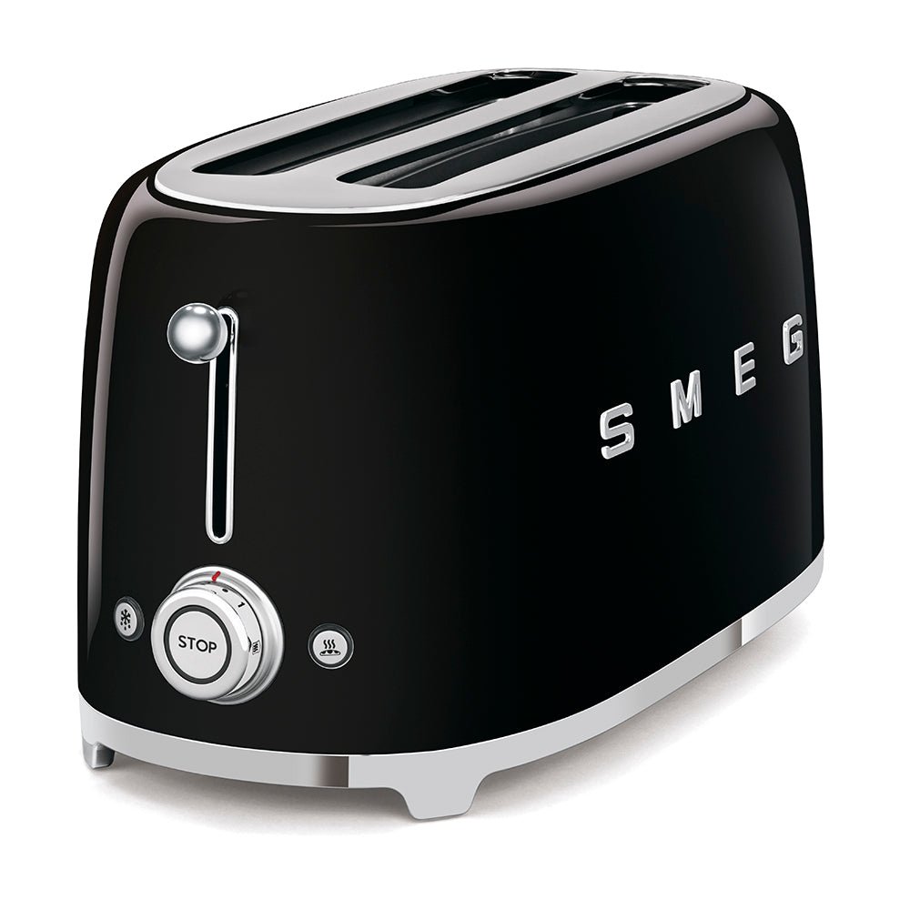 Smeg 2X4 Ekmek Kızartma Makinesi Black TSF02BLEU