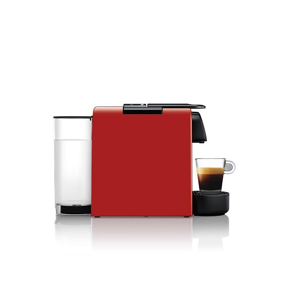 Nespresso D35 Essenza Mini Kırmızı Kahve Makinesi ve Süt Köpürtücü Aksesuar