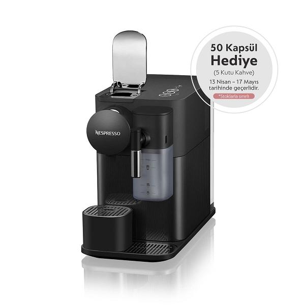 Nespresso F121 Lattissima One Süt Çözümlü Kahve Makinesi,Siyah