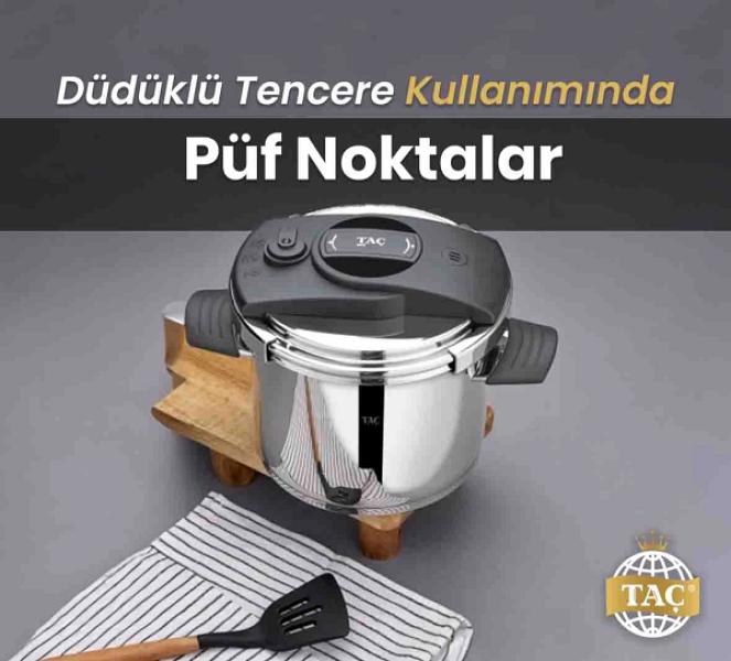 Taç Bengü İndüksiyon Tabanlı Güveç Düdüklü Tencere 4 LT