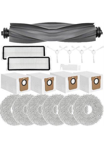 Dreame Orijinal L10 Prime/l10s Ultra/l10 Ultra Için Aksesuar Seti 1 X Ana Fırça（kauçuk）+2 X Yan Fırça+2 X Toz Kutusu Filtresi+3 X