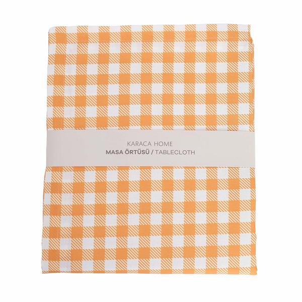Karaca Home Dora Çiçekli Pvc Masa Örtüsü Turuncu