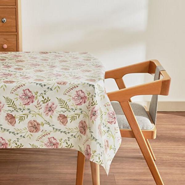 Karaca Home Hera Çiçekli Pvc Masa Örtüsü Yeşil