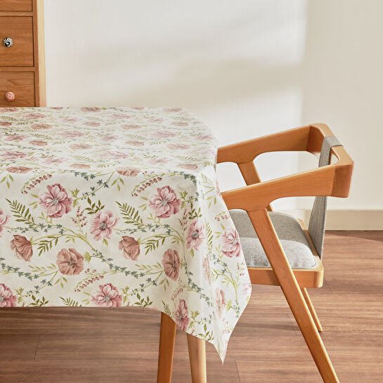 Karaca Home Hera Çiçekli Pvc Masa Örtüsü Yeşil