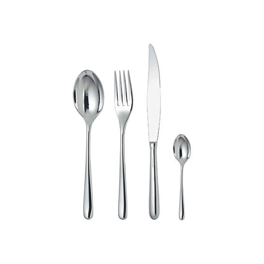 Alessi Caccia 6 Kişilik 24 Parça Çatal Bıçak Takımı 0046