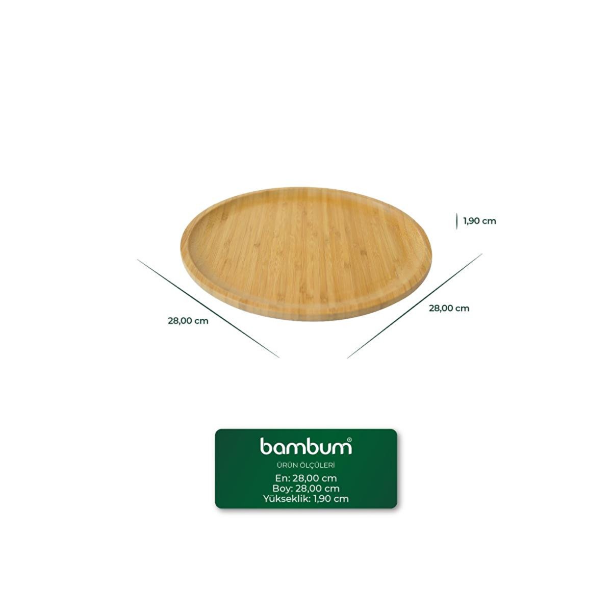 Bambum Penne Tabak 28 Cm
