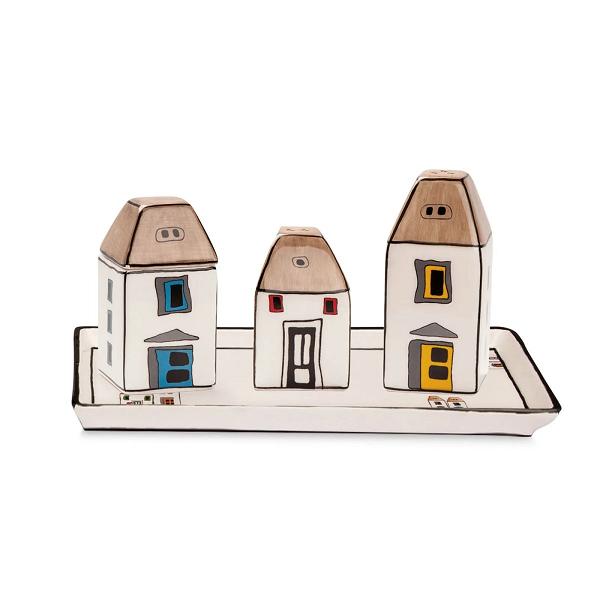 Egan Italy Le Casette Kek Standı Yeşil 19x19 cm
