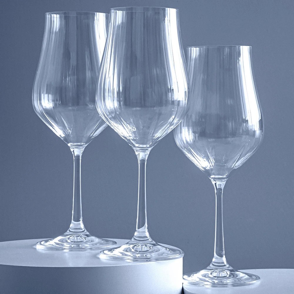 Kristalin Tulipa Su Bardaği 350 Ml Clx-b25300-350 6lı
