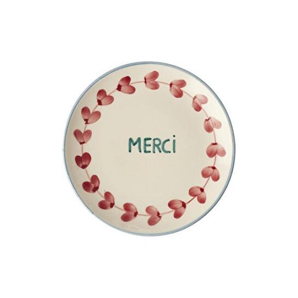 Rice El Yapımı Seramik Tatlı Tabağı - Merci
