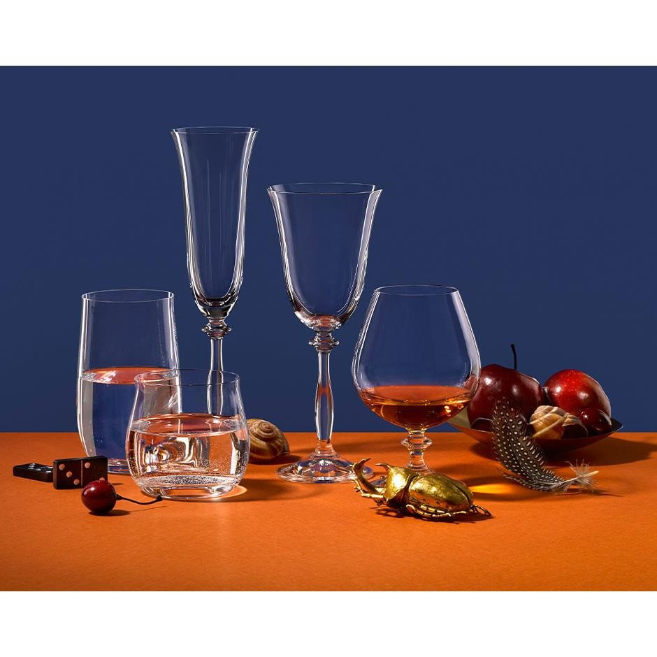 Kristalin Diamond Su Bardaği Meşrubat Bardaği 260 Ml 6lı