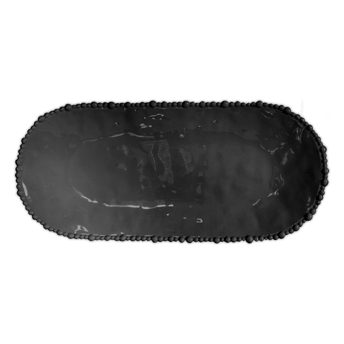 Baci Milano Joke Table Kitchen Oval Servis Tabağı 53x24 cm Yeşil