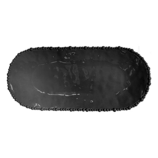 Baci Milano Joke Table Kitchen Oval Servis Tabağı 53x24 cm Yeşil