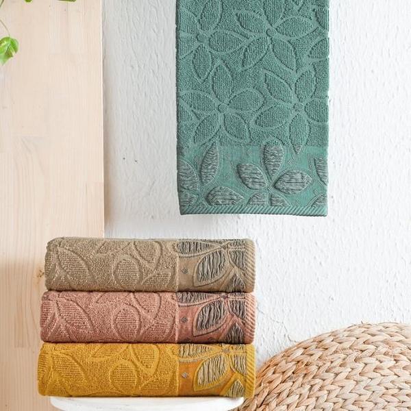 Schafer Home Dolce Jakarlı Havlu 70x140-Yeşil